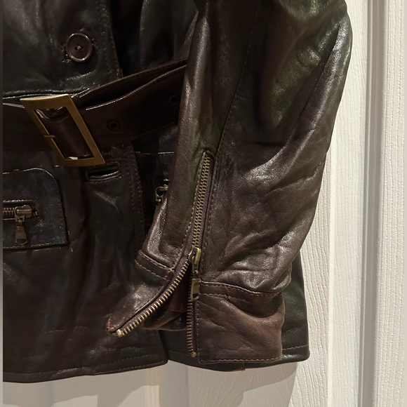 Authentic Claudio Iacovelli Italian LeatherJacket - Picture 3 of 6